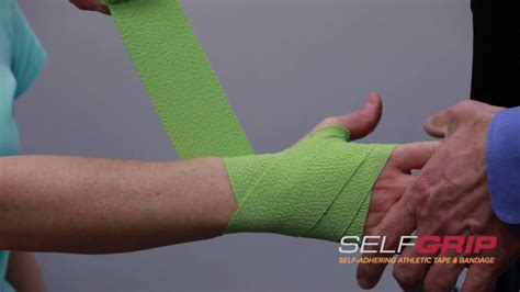 How To Tape Wrist Injuries Using Selfgrip Demonstrated By Dr