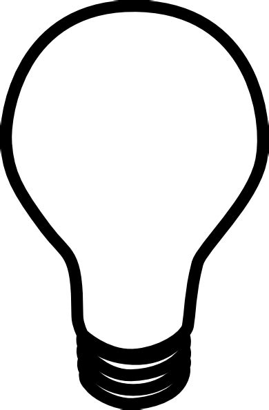 Light Bulb Lightbulb Outline Free Clipart Images Clipartix