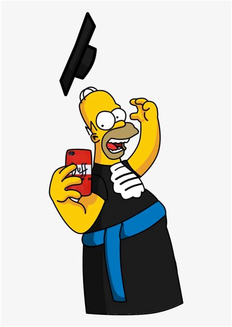 Homer Simpson Ceremonia De Graduación De Arte De Clip Homer Simpson