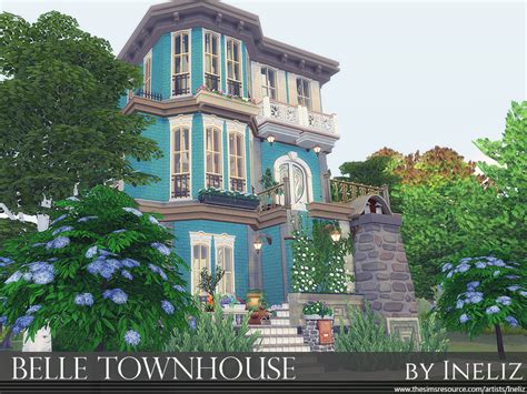 The Sims Resource Belle Townhouse