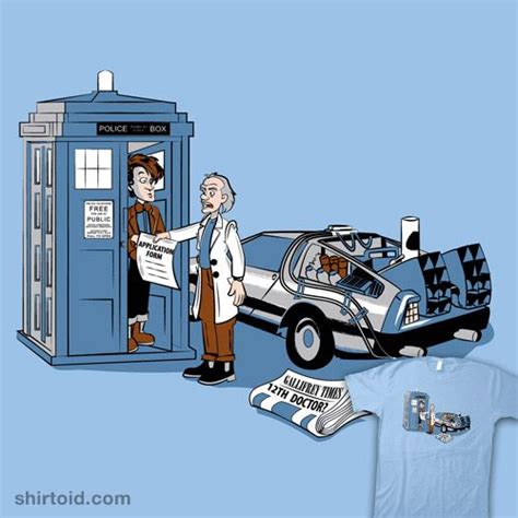Shirtoid 12th Doctor Doctor Who Back To The Future