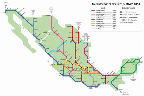 Mexico S Passenger Train Railway Map Travel Off Path