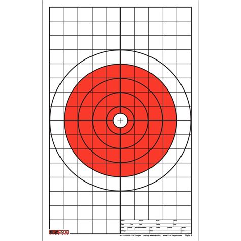 Shooting Targets Paper Shooting Targets Pistol Targets 1a2