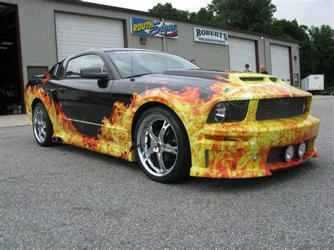 Mustang On Fire Ford Mustang Gt Mustang Ford Mustang