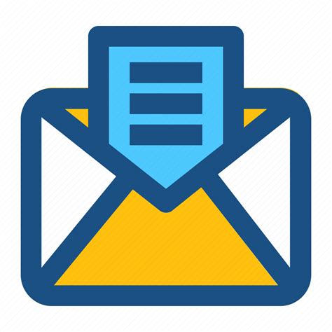 Open Mail Email Message Icon Download On Iconfinder