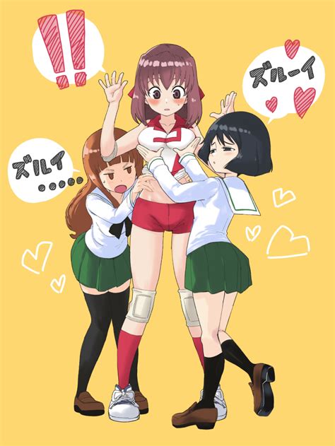 Yabai Gorilla Kondou Taeko Takebe Saori Girls Und Panzer Absurdres Highres Translation