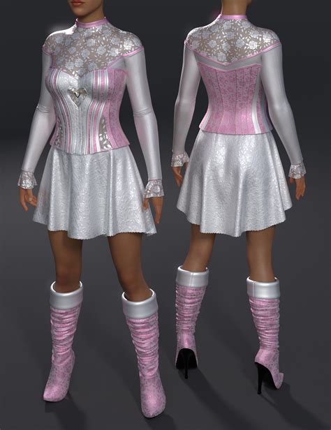 Dforce Cute Darling Outfit For Genesis 9 8 And 81 Daz 3d
