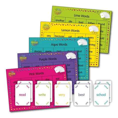 magic 200 words learning boards magic words m200w lb educational resources and supplies