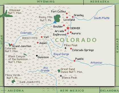 Панорама денвера скульптура укрощение мустанга в центре. Executive Search Consultants - Colorado CO, Colorado ...