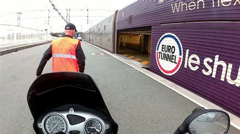 English Channel Tunnel By Motorcycle Experience Youtube