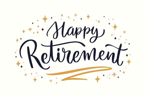 Happy Retirement Text Flyer Images Free Download On Freepik