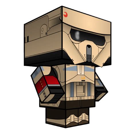 Stormtrooper Rogue One Paper Toy Free Printable Papercraft Templates