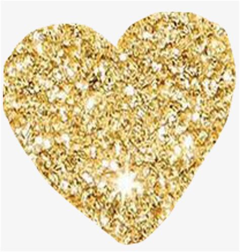 Heart Glitter Sparkle Gold Goldheart Glitterheart Freet Beautiful