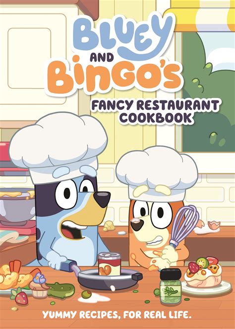 Kids Book Review Review Bluey And Bingos Fancy Restaurant Cookbook