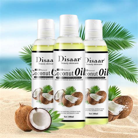Disaar Organic Virgin Coconut Essential Oil Body And Face Massage