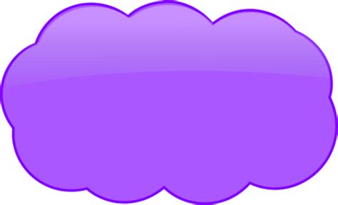 Pink 3d Cloud Thought Bubble Vector Clip Art Clipart