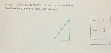 A Right Triangle Has Side Lengths A B An Cameramath