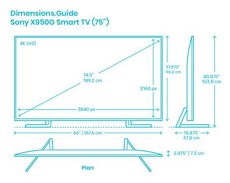 Samsung 65 Q90 Tv Dimensions And Drawings Dimensionsguide