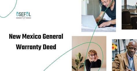 Free New Mexico General Warranty Deed Form Template
