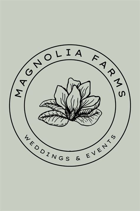 Lawson House Magnolia Farms Farm Logo Luxury Marketing Design