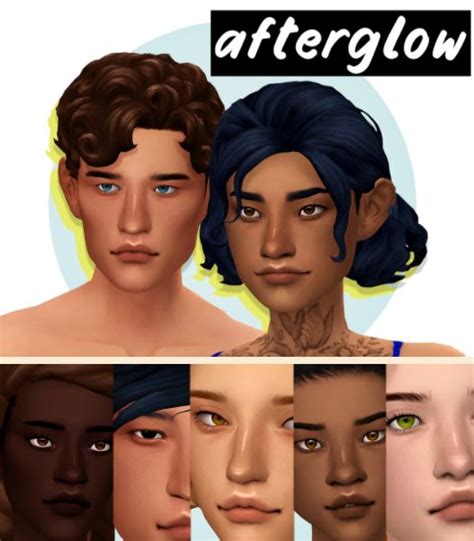 Afterglow Overlay Sims 4 Cc Skin Sims The Sims 4 Skin