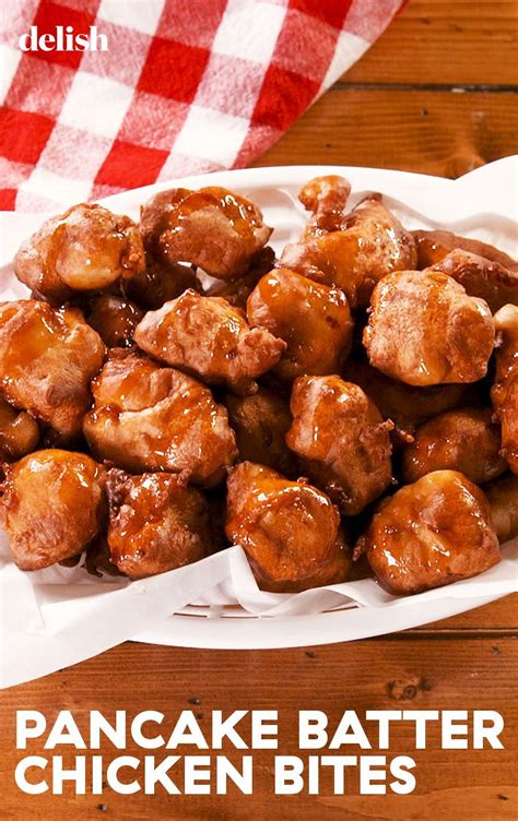 It's one of the easiest ways to get that buttermilk fried chicken without all the hassle.chicken of your choice2 cups. Kids Will Love Pancake Batter Chicken Bites | Recipe ...