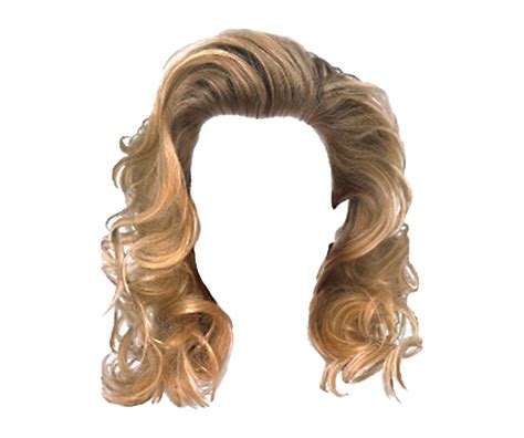 Golden Wig Png Image Png All