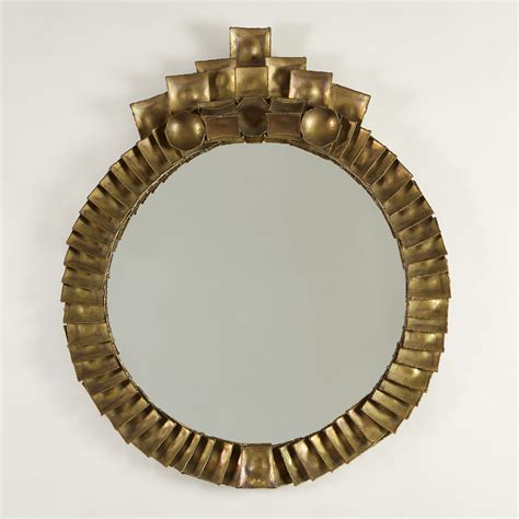 1970s Hand Crafted Sculptural Mirror Designed And Made By Valerie Wade