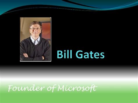 Bill Gates Powerpoint