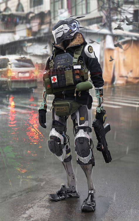 Tactical Medic By Filip Dudek Sci Fi Concept Art Cyberpunk Art