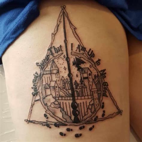 50 Best Deathly Hallows Tattoos 2024 Inspiration Guide