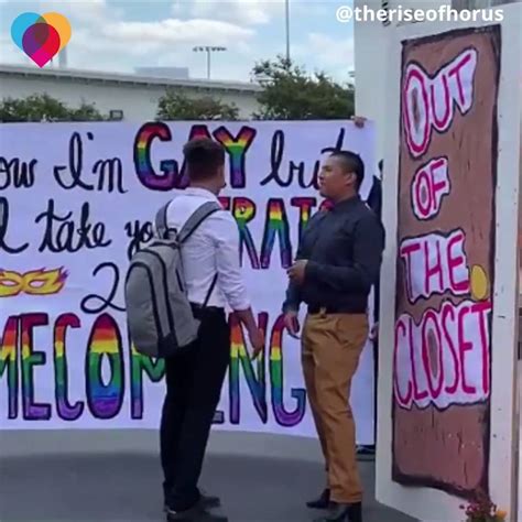 gay teen asks straight friend to homecoming this gay teen asked the straight football captain