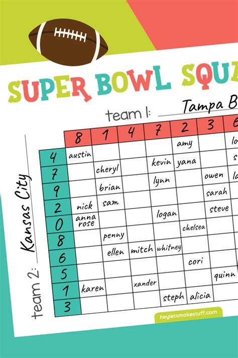 Superbowl Squares Super Bowl Squares How To Win During Super Bowl