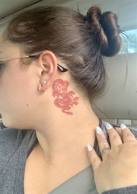 Red Dragon Neck Tattoo Meaning Best Tattoo Ideas