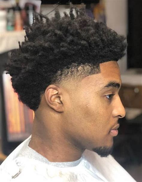 The afro on top is made up of nappy sponge twists for a stylish look. Pin on Hair cuts