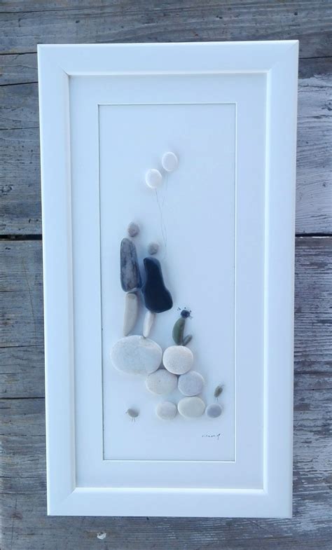 Couple pebble art Couple gifts couplehome decor love | Etsy in 2020 ...