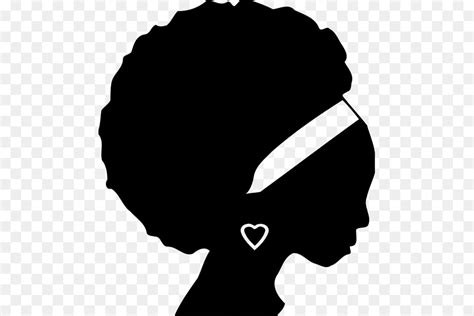 Free Black Girl Afro Silhouette Download Free Black Girl Afro