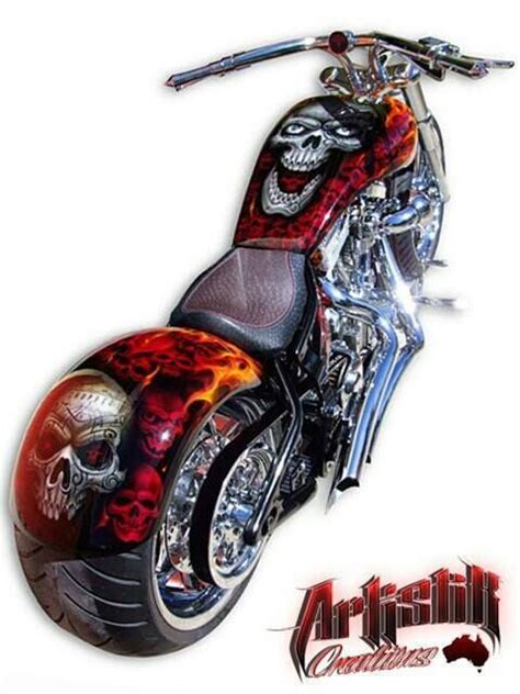 I Love Skulls I Love Skullss Photos Harley Bikes Custom Bikes