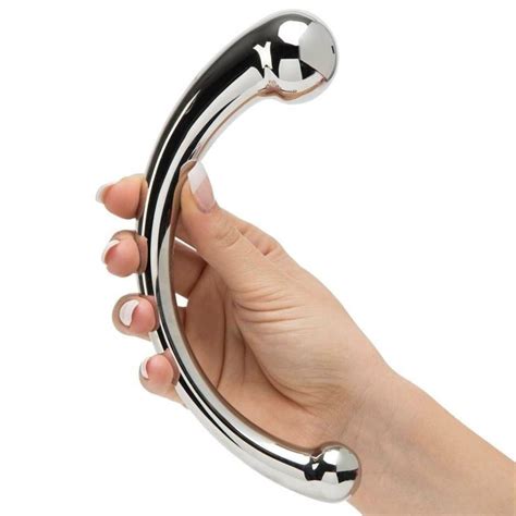 Wand Massager Steel Dildo Ps Original Double Ended Curve Pure Stainless Steel G Spot Prostate