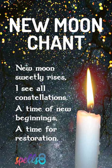 ‘new Moon Rising Wiccan Chant Spells8