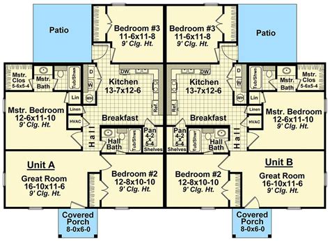 3 Bedroom Duplex Floor Plans With Garage Review Home Co