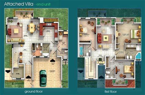 Gallery Villas And Townhouses At Dubai Sports City Floor Plans