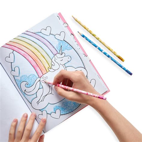 unique unicorns erasable colored pencils set of 12 di creative ideas