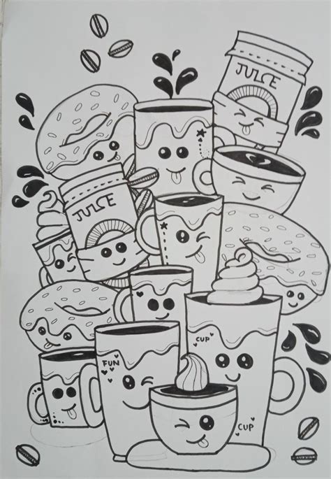 Foodie Doodle Doodle Characters Doodle Art Drawing Doodle Art