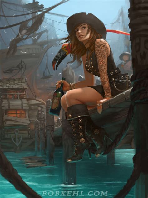 Pirate Haven Tortuga By Bobkehl On Deviantart Female Pirate Pirate