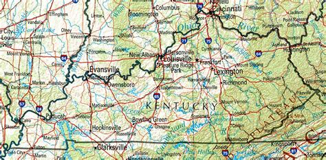 Map Of Kentucky Overview Map Online Maps And