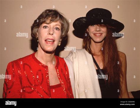 Carol Burnett And Carrie Hamilton During Birthday Tribute To Ella