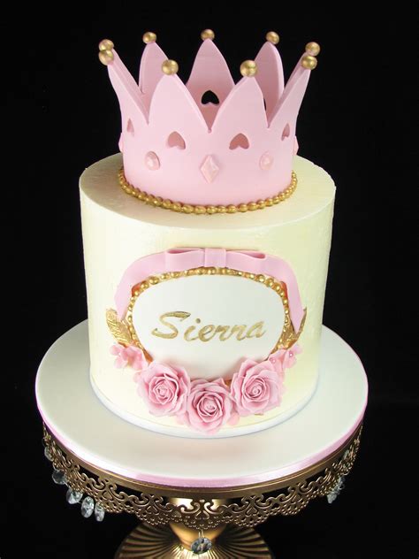 A Princess Cake For A Beautiful Little Girl This Is A Pink Vanilla