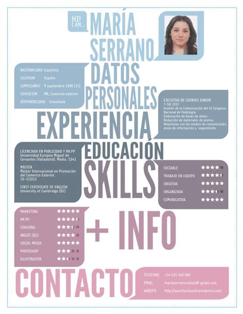 Los Cv Más Originales Diseños De Curriculum Vitae Curriculums