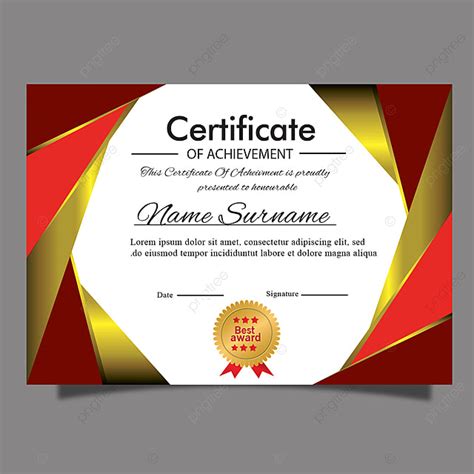 Plantilla De Certificado Real Con Lujo De Oro Para Multiuso Diploma